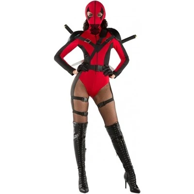 Ženski Deadpool kostum za noč čarovnic